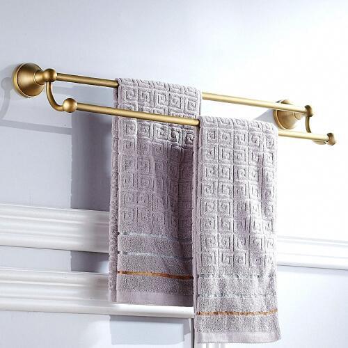 Bronze Bathroom Accessories Toilet Paper Holder, Towel Bar, Robe Hook, Hardware Set Wall mounted shower Antique Brass Kit