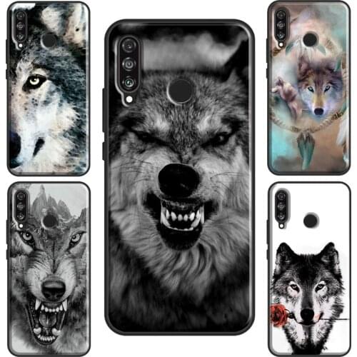 Animal Wolf Howling Case For Huawei Nova 5T P20 P40 P30 Lite Mate 10 P Smart 2019 Y6 Honor 9X 8X 8A 10i 20