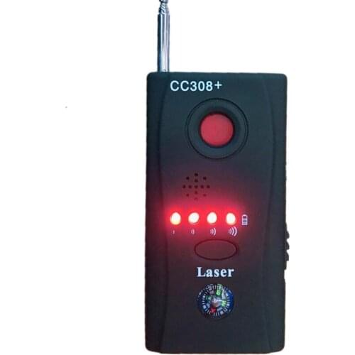 Signal DetectorMulti-Function Wireless Camera Lens Radio Wave Signal Detect Camera Full-range WiFi RF GSM Device Finder CC308