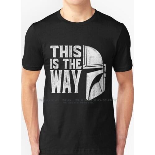 Mandolorian T Shirt 100% Pure Cotton Funny Assassin Mandolorian Cool Game Space Comics