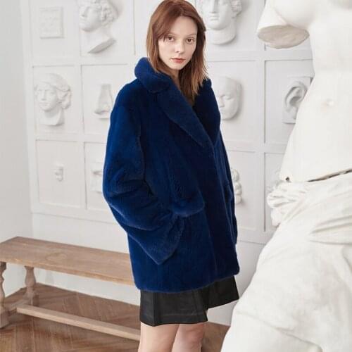 RMM fur suit style whole purple mink grass the velvet paragraphs short mink coat female mink