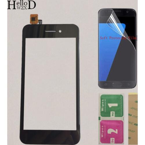 4.5'' Mobile Touch Screen TouchScreen For Fly FS459 Nimbus 16 Touch Screen Digitizer Touch Panel Lens Glass Protector Film