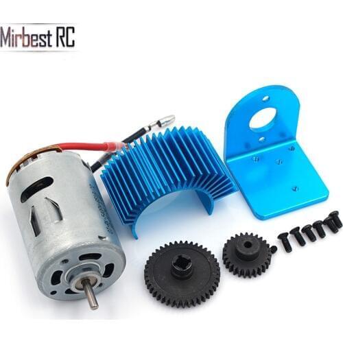 Motor Amount+540 Motor Electric Engine Metal Gear 27T Reduction gear 42T Rc Car Upgrade Parts 1/18 Wltoys A959 A969 A979 K929