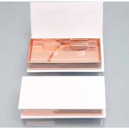 Wholesale false custom logo eyelash packaging box Makeup lash boxes package faux cils 3D mink lashes magnetic case bulk vendors