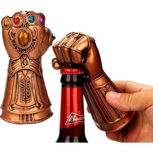 Thanos Gauntlet Beer Bottle Opener Cool Bottle Opener Personalized Desktop Cool Beer Opener for Bar Party Hotel Decoration