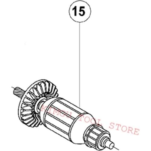 Genuine ARMATURE 220V-240V for Hitachi 360207E 360207F FDV16VB2 Hammer Drill