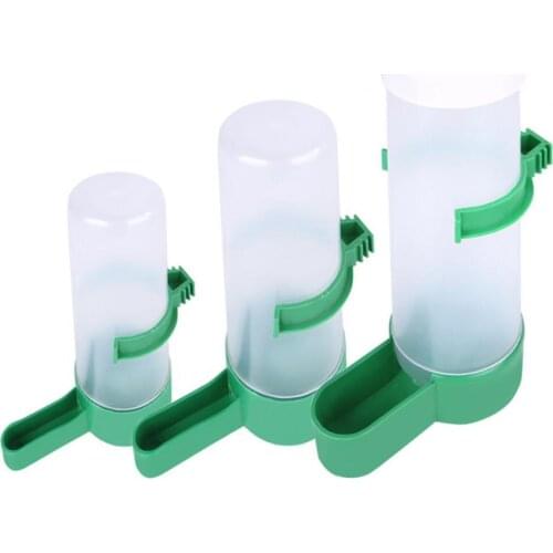 2Pcs Pet Drinking Fountain Large Capacity Dustproof Plastic Pet Food Feeder for Bird кормушка для птиц