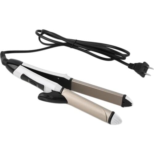 Professional Automatic Wet Dry Dual Use 2 In 1 Hair Straightener Curler 2018 summer Essential