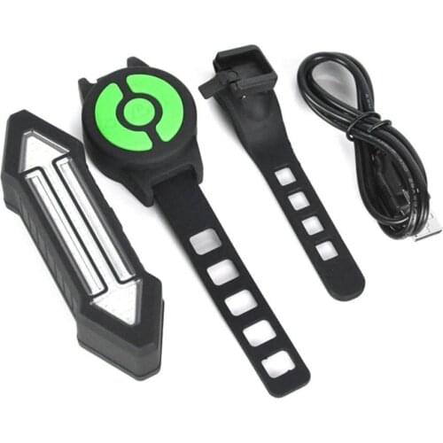 Bicycle Tail Light USB Rechargeable Waterproof Cycling LED Warning Bike Lamp