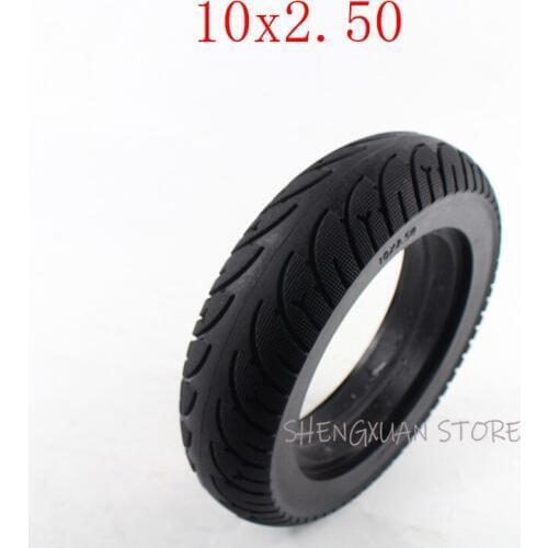 1 PCS 10 Inch Electric Skateboard Tire Vacuum Solid Tyre 10x2.50 for Electric Skateboard Skate Board Avoid Pneumatic Tyre