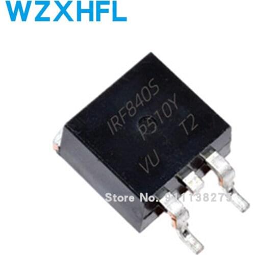 10PCS/LOT F840S IRF840S TO-263 500V 8A SMD Triode