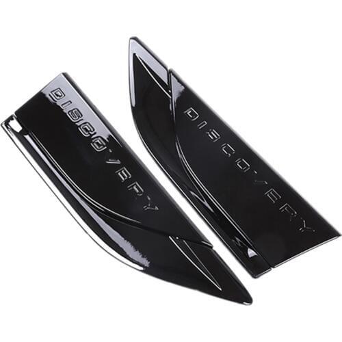 2Pcs Car Styling ABS Gloss Black Side Air Fender Vent Cover Trim Accessories for Land Rover Discovery 5 LR5 2017 2018