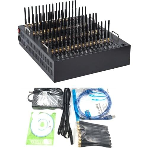 3g Gsm Modem 64 Sim Card Usb 64 Port Modem Pool Bulk Sms Modem With Imei Change