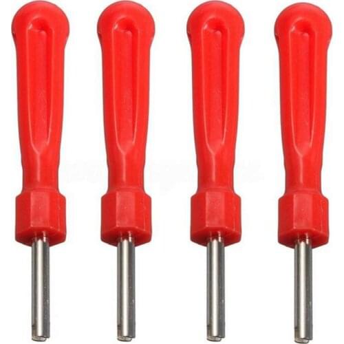 4 pcs Tyre Valve Core Remover Removal Tire Repair Tool Screw Driver