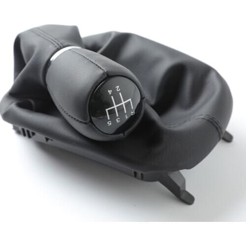 Car 5 /6 Speed Gear Shift Knob Dustproof Cove For SEAT Leather Shift Knob Gaitor Cover