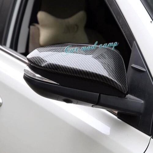 For Toyota RAV4 RAV 4 2013 - 2017 ABS Rearview Side Mirror Cover Decoration Trims 2pcs Car Styling Accessories