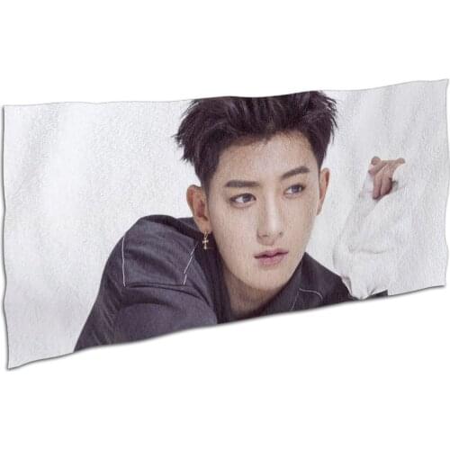 Huang Zitao printing quick drying bath towel Spa bathrobe laundry laundry foam foam beach towel towel towel