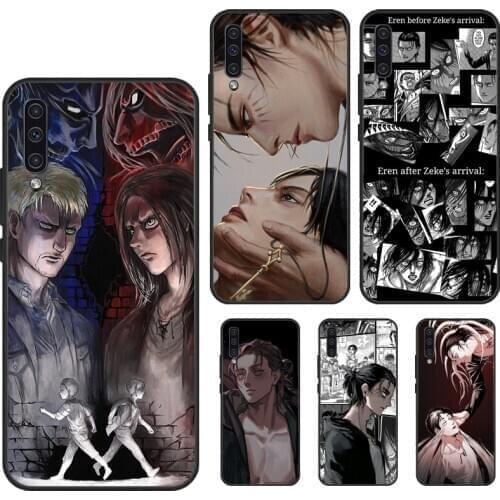 Attack on Titan Eren Jaeger Manga Case For Samsung A12 A32 A42 A52 A72 A71 A51 A31 A02 S A10 A30 A40 A50 A70 A20e A21S Cover