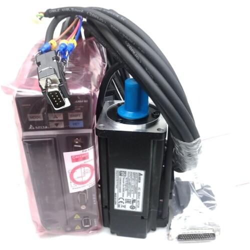 Delta ECMA-C20604RS+ASD-B2-0421-B 0.4kw 3000rpm 1.27N.m ASDA-B2 AC servo motor driver kits with 3m power and encoder cable