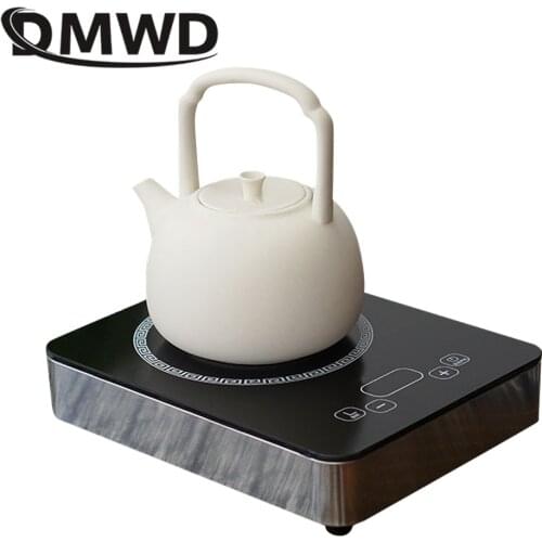DMWD Nonradiative Electric Cooker 220V Mini Hot Plate Hotpot Heating Plate Portable Tea Boiler Milk Water Heater For Home Office
