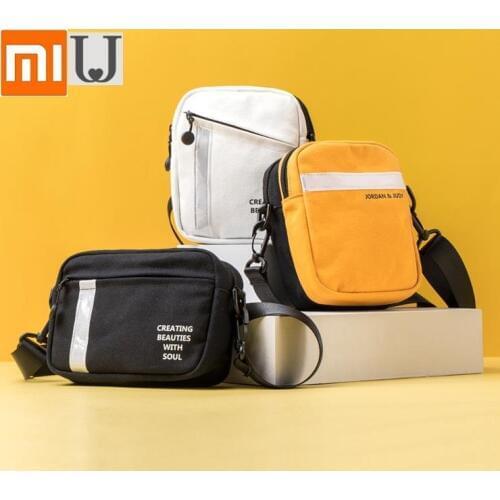 Xiaomi jordanjudy Reversible crossbody bag Accompanying bag Mobile phone bag for men women Leisure Fashion simple Chest bag