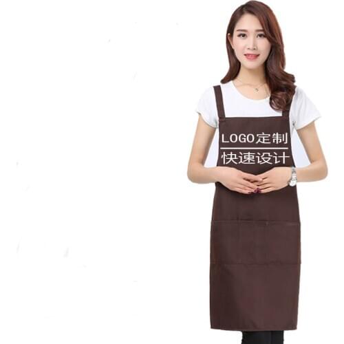 Apron Korean fashion fruit shop supermarket waiter overalls