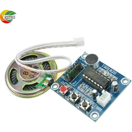 ISD1820 Sound Voice Recording Playback Module Mic Sound Audio Telediphone Control Drive Board With Microphone Micro phone 3V 5V
