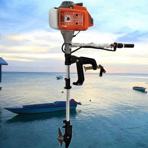 Inflatable Boat Outboard Motor Fishing Boat Engine Motor Gasoline Marine Motor 2.0/2.2/3.5/4.0 Horsepower Hanging Paddle Machine