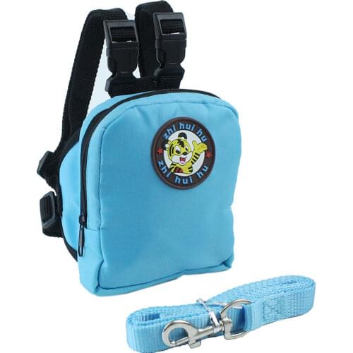 Mini Backpack For Pet Dogs Cats Dog Harness Leash Set For Small Dogs Puppy Backpack Outdoor Pets Food Carry Bag Teddy Poodle