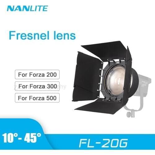 NANLITE FL-20G Fresnel Lens for Forza 200W 300W 500W 200 300 500 Photography light Nanguang FL 20G For Video