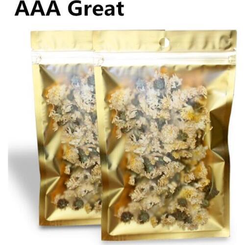 AAA Great 100Pcs/Lot Kitchen Storage Food Bags Reusable Front Clear Auminum Foil Pouches Zip Lock Tea Packaging Wholesale Price