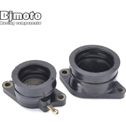 2PCS Motorcycle Carburetor Interface Adapter Intake Manifold for Yamaha SZR660 1995-1998 XTZ660 Tenere 1991-1999 3YF-13586-00