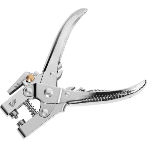Eyelet Hole Punch Pliers Hole Puncher with 100pcs Eyelets Manual Puncher Press Tool Grommets Grommet Eyelet Hole Opening Tool