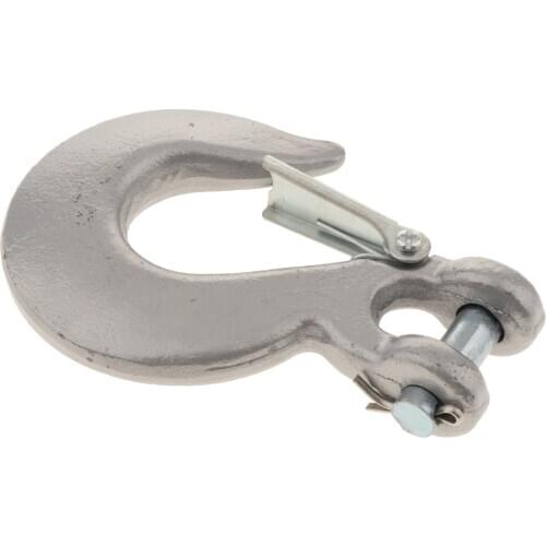 3/8" Half-Link Safety Latch Swivel Winch Hook 4X4 Application Newly