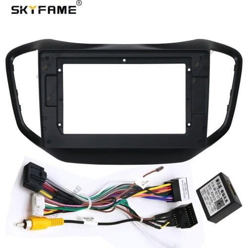SKYFAME Car Frame Cable Canbus For CHERY TIGGO 5 2014-2017 Screen Dask Kit Fascia Frame