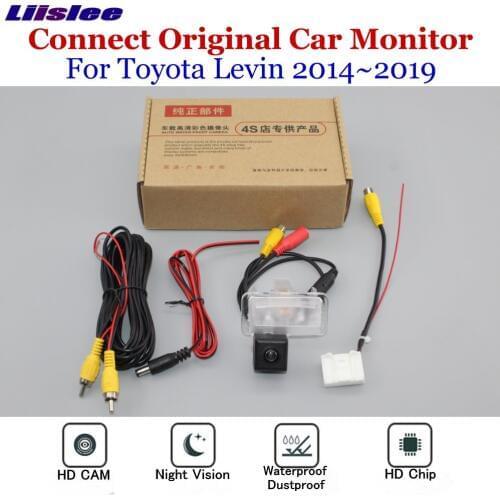 Car Back Up Parking Camera For Toyota Levin 2014-2019 Compatible Original Screen Monitor Reverse Rear View CAM