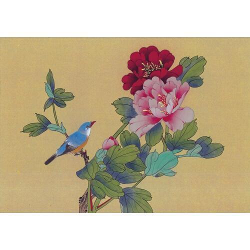 Canvas Art Picture Print Painting Chinese Watercolor Flowers and Birds Oil Painting on Canvas Wall Art Picture for Home Decor