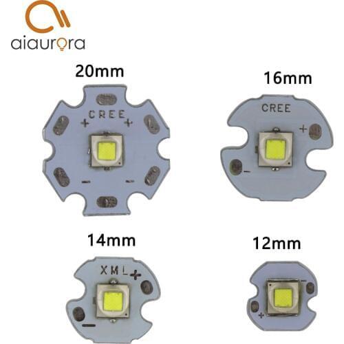 1PCS CREE XML2 LED XM-L2 T6 U2 10W WHITE Neutral White Warm White High Power LED Emitter with 12mm 14mm 16mm 20mm PCB for DIY