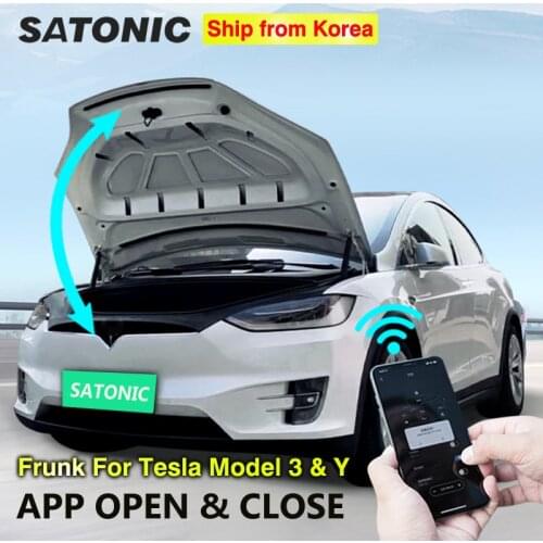 SATONIC Waterproof Electronic Tailgate Power Frunk Car Modified Automatic Lifting For Tesla Model 3 Y S X APP Control