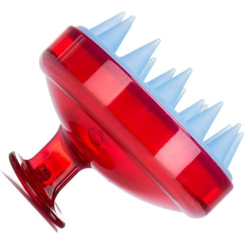 High Quality 1PC Silicone Shampoo Scalp Massage Brush Hair Washing Cleaning Scrub Massager Body Shower Bath Brush