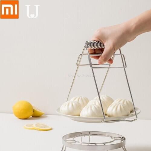 Youpin Jordanjudy Stainless steel tray clip Home kitchen anti-scalding clip Pickup Clip Lifter Stainless steel non-slip clip