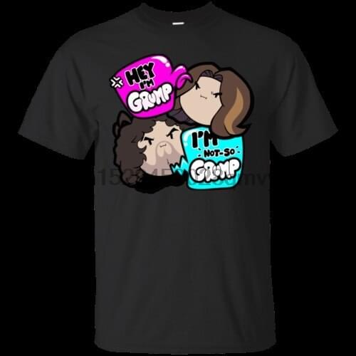Hey Im Grump Game Grumps Playing Friends Web Series Funny Art Black T-shirt