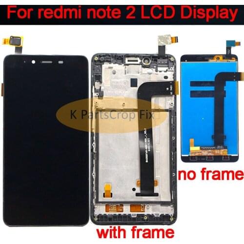 LCD Digitizer Display + Frame for Xiaomi Redmi Note 2 Touch Screen Panel LCD Display Redmi Note 2 Prime Replacement Spare Parts