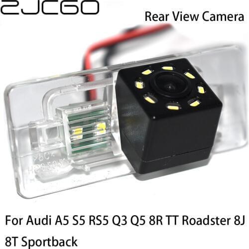 ZJCGO CCD HD Car Rear View Reverse Back Up Parking Waterproof Camera For Audi A5 S5 RS5 Q3 Q5 8R TT Roadster 8J 8T Sportback