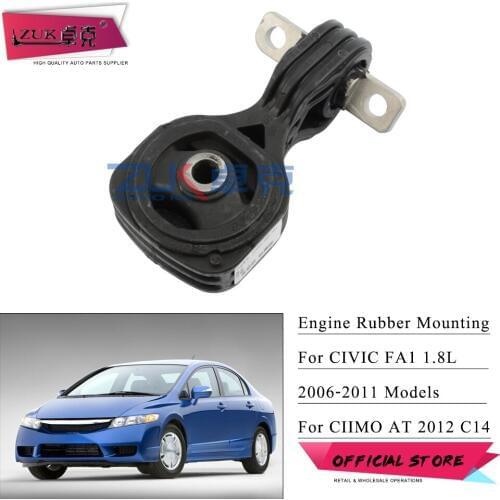 ZUK Auto Engine Side Rubber Mounting HONDA For CIVIC AT FA1 FD1 2006-2011 1.8L Lower Touque Rod For OEM:50880-SNA-A82
