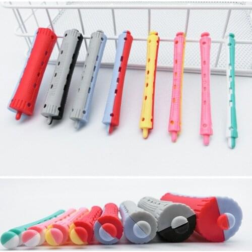12pcs Hair Curler Pull Core Roller Formers Barber Styling Tool Salon Accessaries High Quality Perm Stick