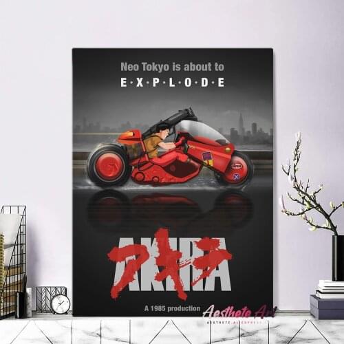 Akira Anime Home Decor Canvas Poster Print Decoration Art High Quality Wall Picture Living Room Painting