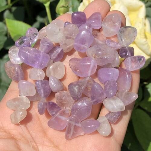 8-15mm Natural Irregular Amethysts Freeform Light Purple Crystal Stone Mineral Chips Bead For Jewelry Making DIY Bracelet Earing
