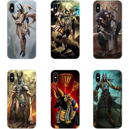 For Huawei G7 G8 P8 P9 P10 P20 P30 Lite Mini Pro P Smart Plus 2017 2018 2019 Accessories Phone Cases Covers Egypt Anubis Pattern