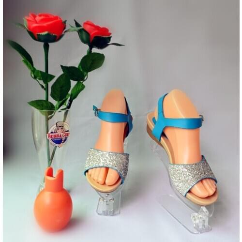 Hot Selling Plastic Nude Female Feet Foot Thong Style Sandal Shoes Mannequin For Shoe Foot Display